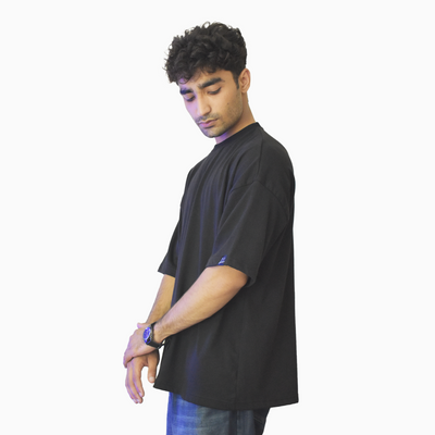 ~Simple Blank black Oversize T shirt