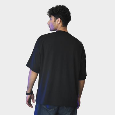 ~Simple Blank black Oversize T shirt